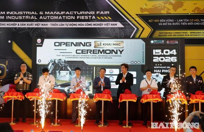 Triển lãm VIMF và VIAP tại Hải Phòng quy tụ 300 gian hàng đến từ 15 quốc gia, vùng lãnh thổ